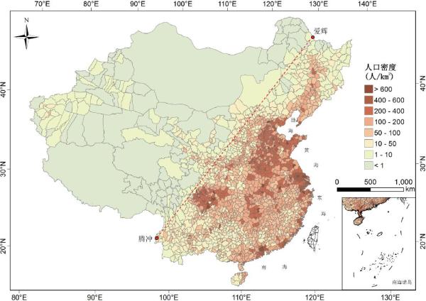 贵州的人口密度_如图是 中国人口密度分布图 ,读图完成9 10题.9.西藏自治区西部