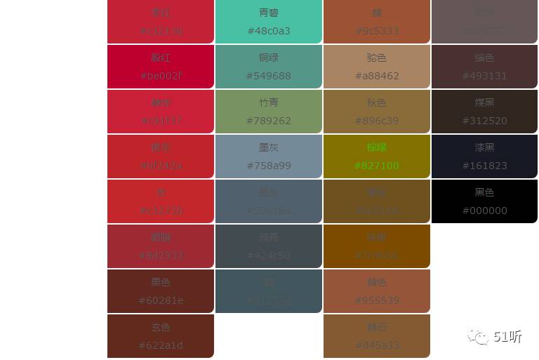 日本人对颜色的命名好美，没想到中国传统色彩名称更美