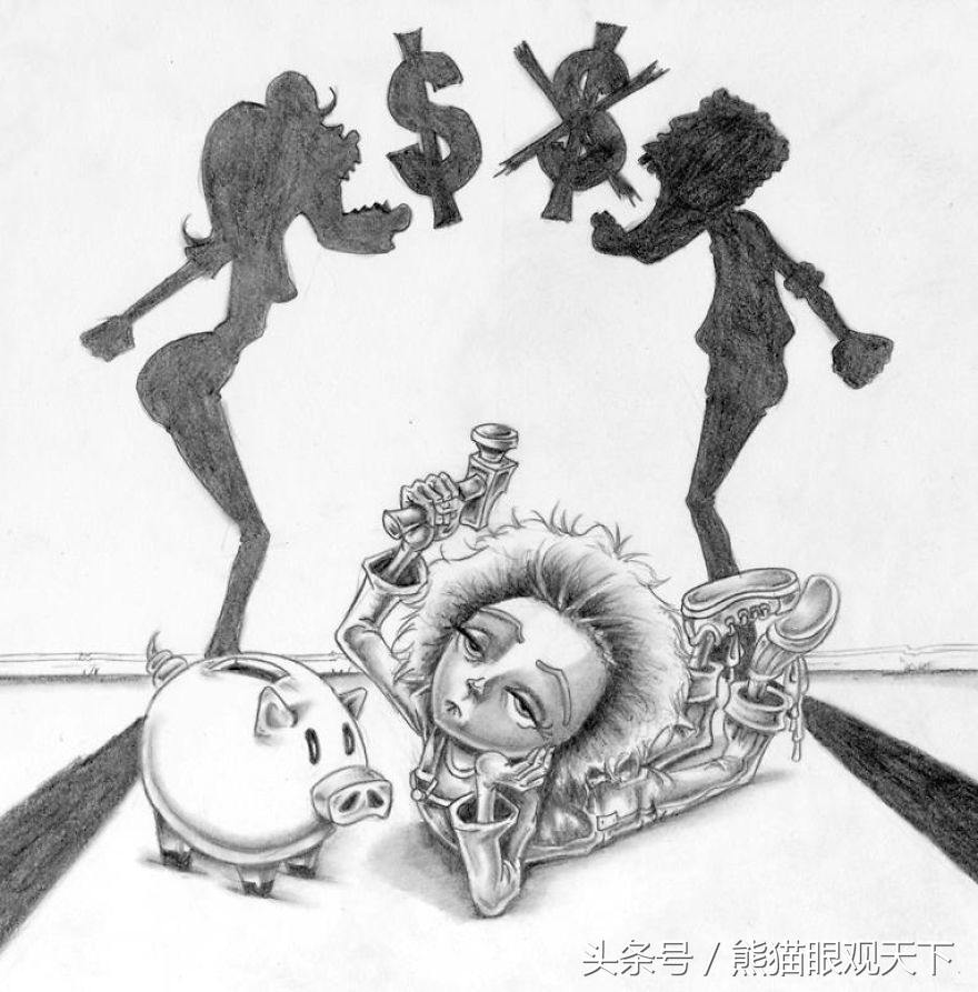 阿根廷插画师以笔为刀:这10幅辛辣的讽刺画作,你要能看懂3幅算我输!