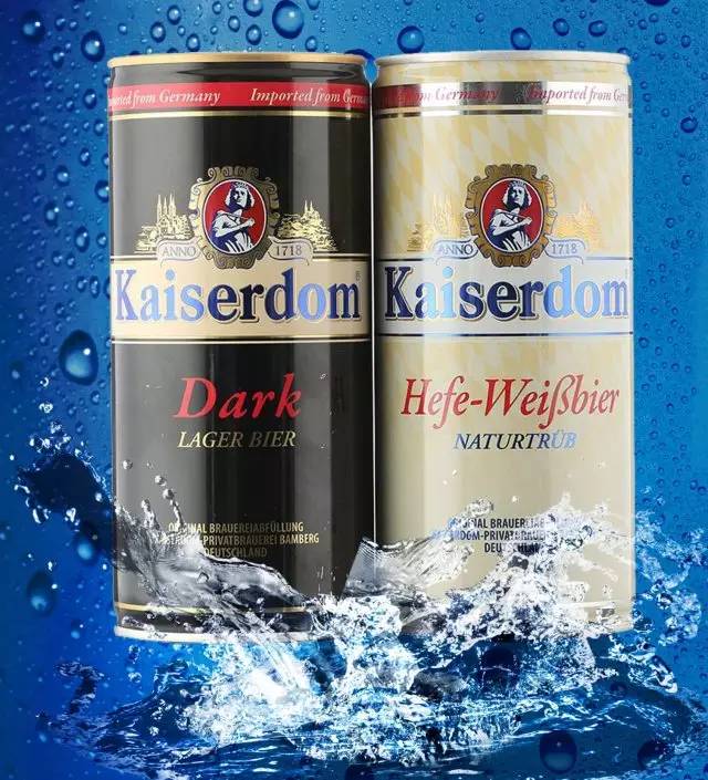 凯撒啤酒德国公爵黑啤酒/白啤酒百威铝瓶啤酒355ml汉斯小木屋果啤508