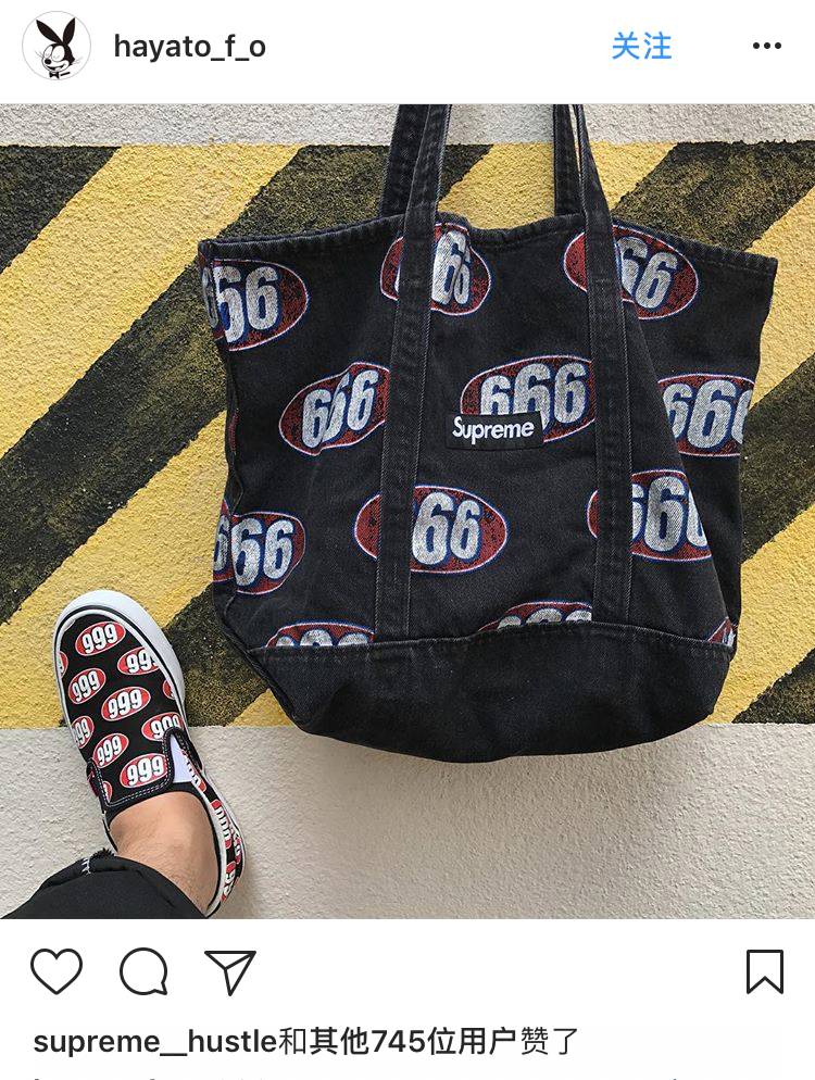 supreme 666 tote