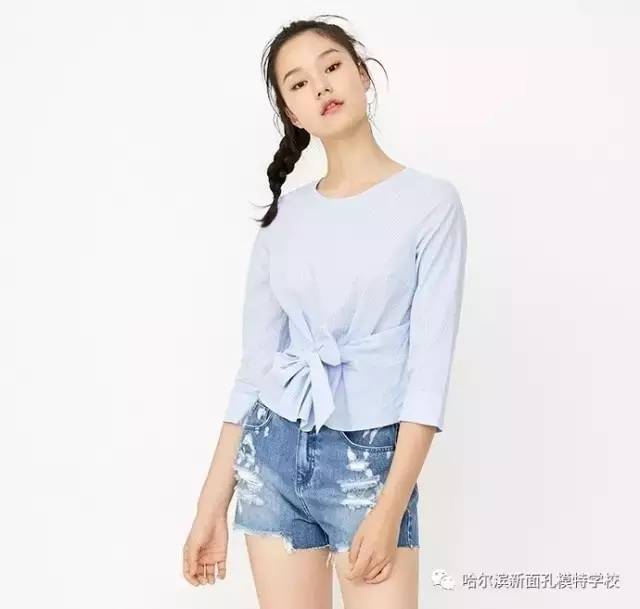 夏款模特怎么搭衣服_衣服怎么画