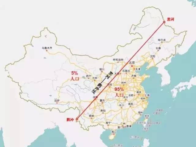 中国人口分布线_中国人口分布地图(2)