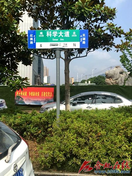 合肥高新区:路牌要有"国际范儿"(组图)