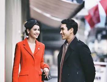 nadech和yaya赴瑞士拍《公主罗曼史》 画面不要太甜