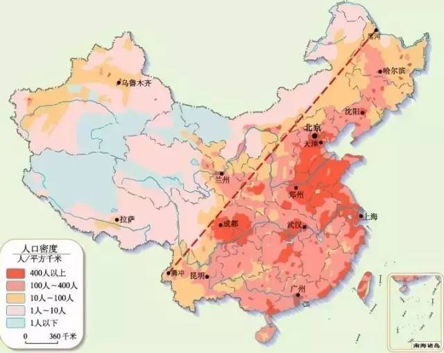 南北方人口比例_中国年龄段人口比例图