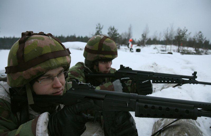 芬兰rk62型突击步枪