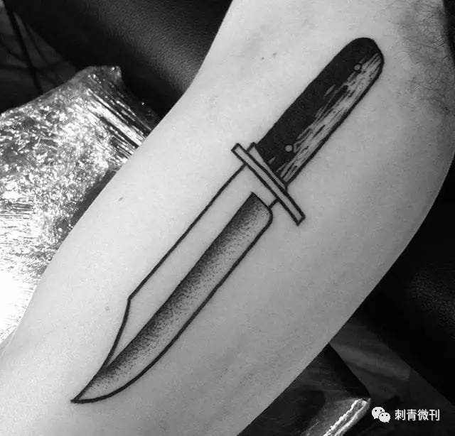 刀,纹身图案