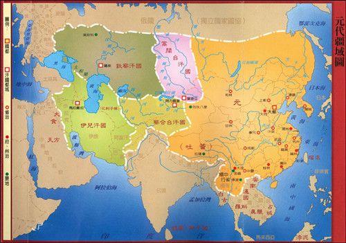 元朝跟蒙古帝国是什么关系,蒙古帝国到底有多大?