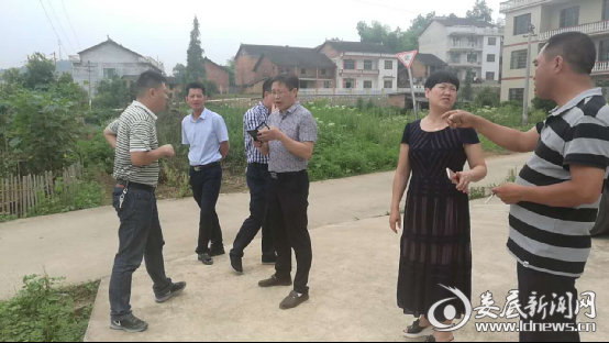 刘志刚深入杨市镇各村督查环境卫生