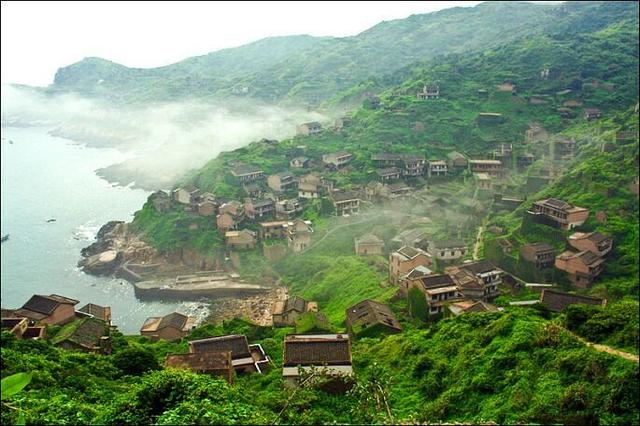 浙江舟山 枸杞岛无人村的绝美风光