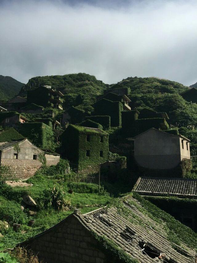 浙江舟山枸杞岛无人村的绝美风光