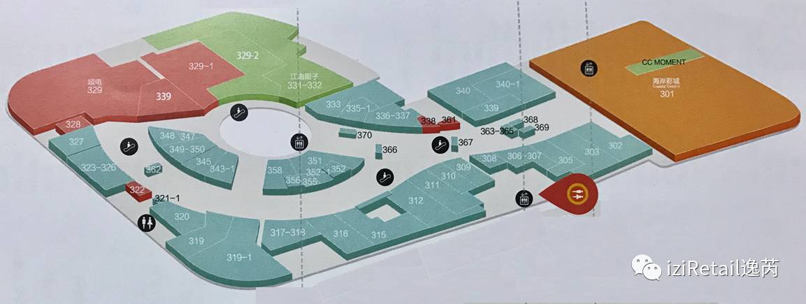 从50个商场平面图看购物中心动线规划