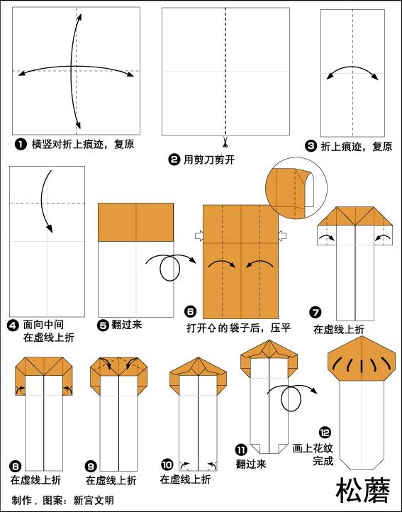 幼儿园折纸:常吃的蔬菜,这次用纸把它们折出来吧