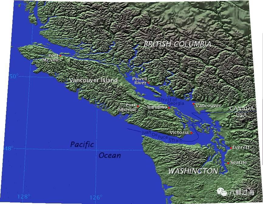 温哥华岛,是北美大陆西海岸最大的一个岛屿,跟我们的宝岛台湾差不多