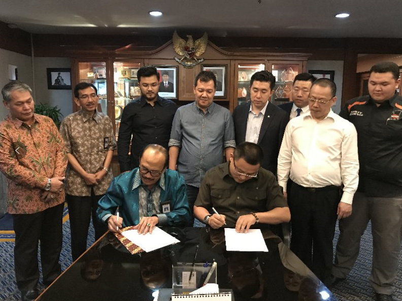 印尼旅游部与东方步云境外合作签约仪式