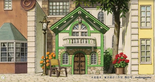 宫崎骏作品里的房子