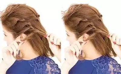四款中长发型DIY告诉你，扎头发很简单