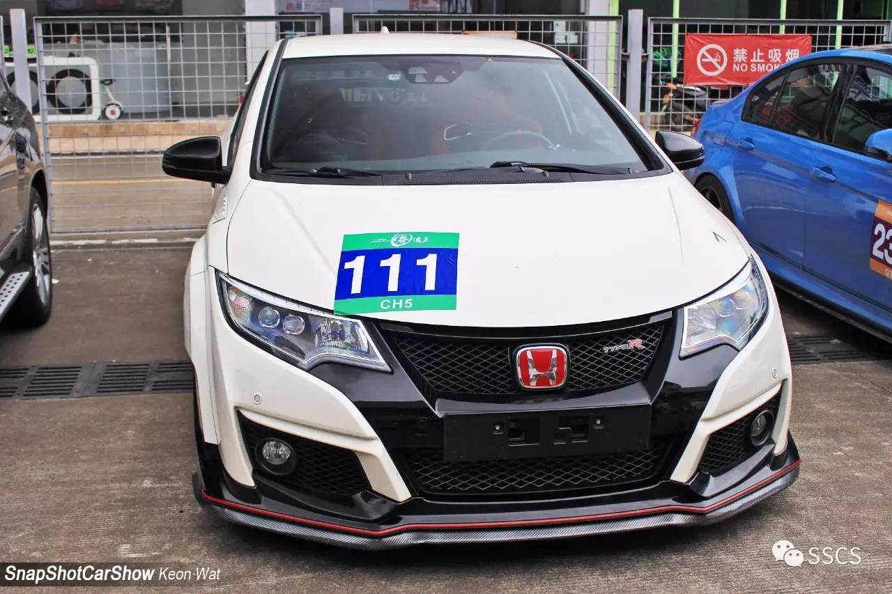 jdm 魔改飞度本田思域type-r fk2 珠海赛车场试水?