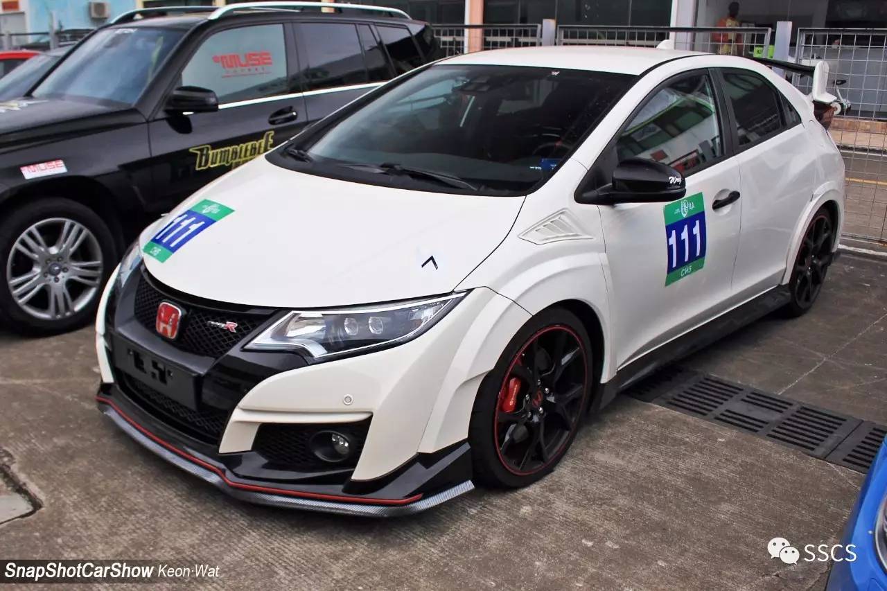 jdm 魔改飞度本田思域type-r fk2 珠海赛车场试水?