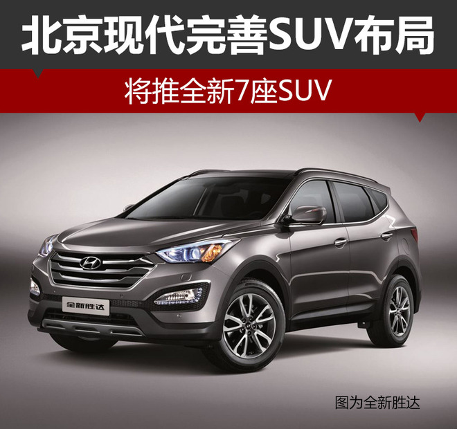 北京现代完善suv布局 将推全新7座suv