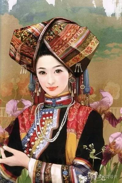 【服饰文化】中国少数民族服饰手绘集合