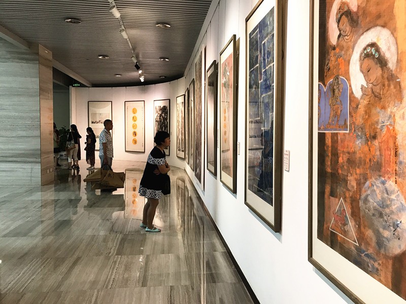 彭州籍画家把画展办到了国家画院,成四川第一人!