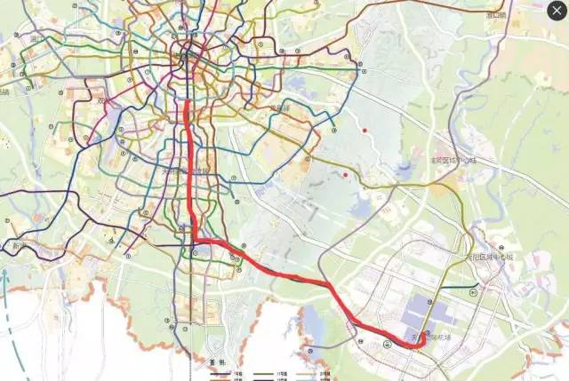 轨道交通18号线从规划图可以看到13号线起于温江,经过成都市中心城区