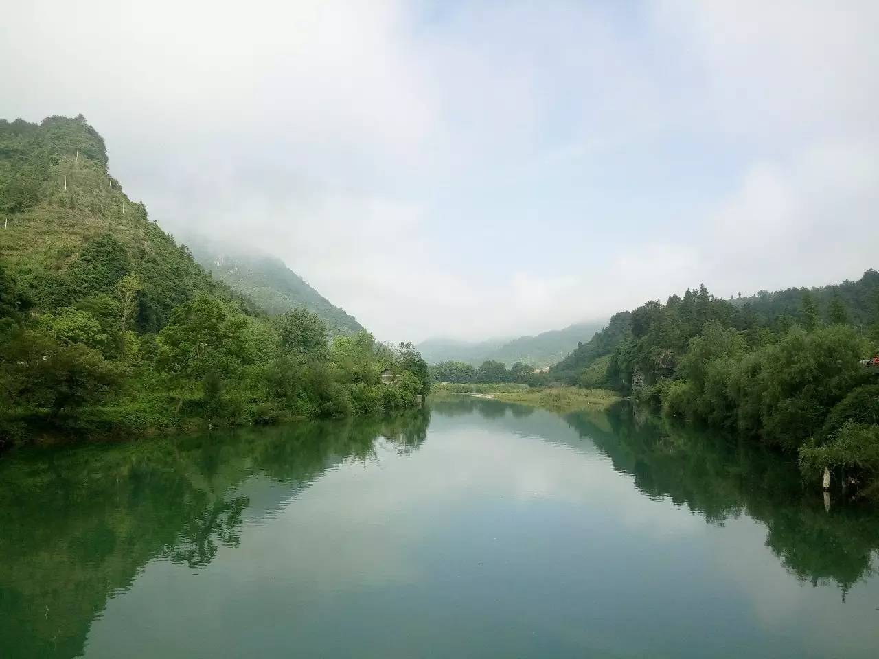 乾州景区三门开,吊桥等沿河景点关闭