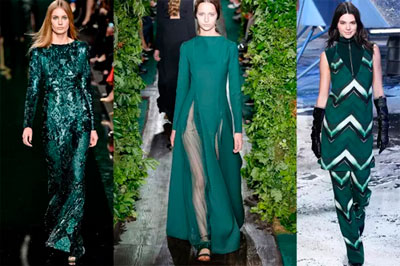 凯特王妃墨绿色礼服 据说,墨绿色是2016年非常流行的颜色之一,在小编