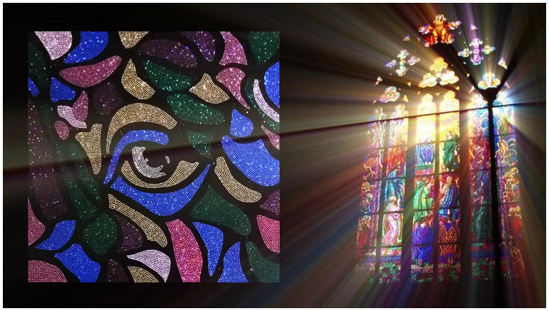 创作灵感源于:哥特式大教堂玻璃彩绘花窗艺术魅力 / 感受艺术