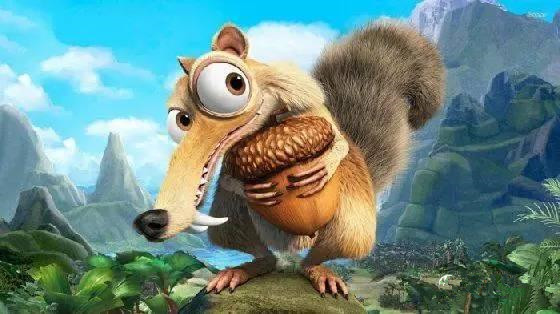 《冰河世纪》里的大松鼠scrat!