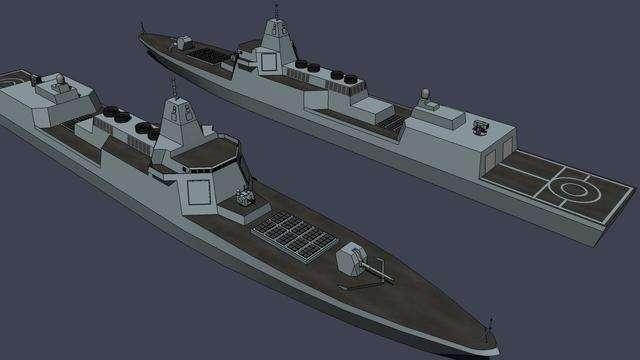 中国新型万吨驱逐舰下水,雷达具有划时代性,世界独一