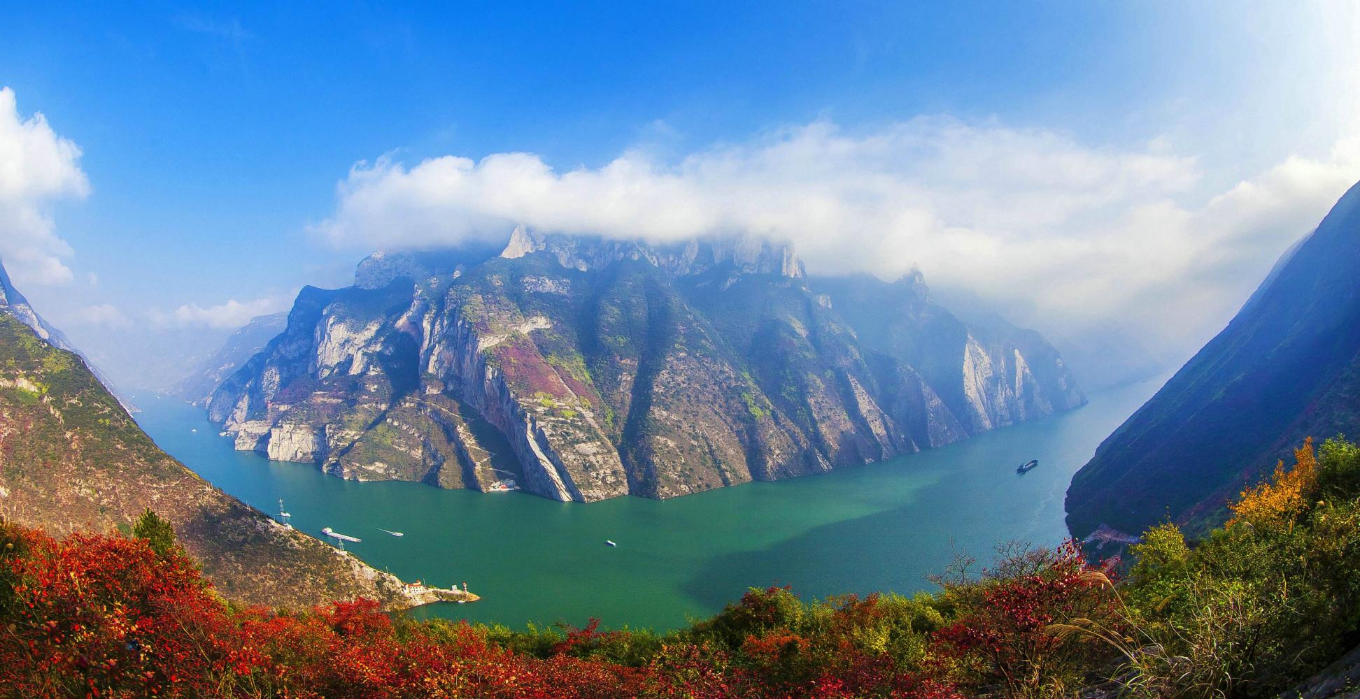 一幅巨大的天然山水画卷——长江三峡