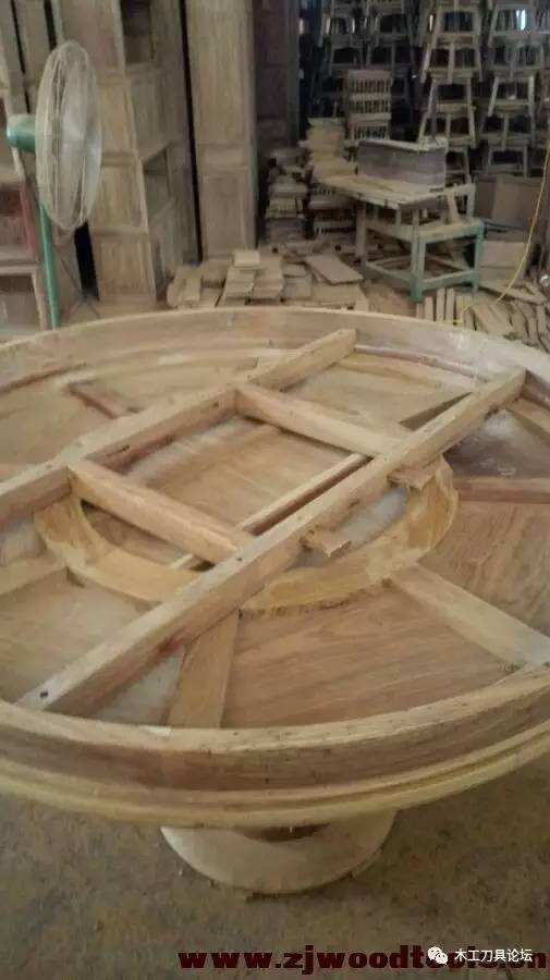 红木老师傅30多图详解实木圆台结构及制作过程,看完的