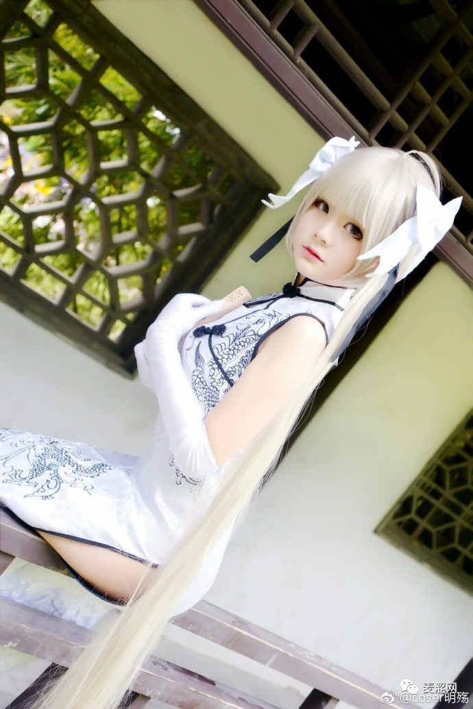 [coser]缘之空之长腿细腰的旗袍穹妹!