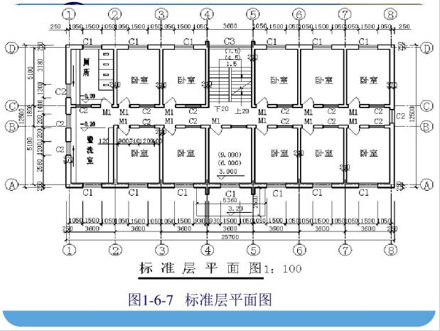 建筑cad绘图-平面图详细讲解绘制