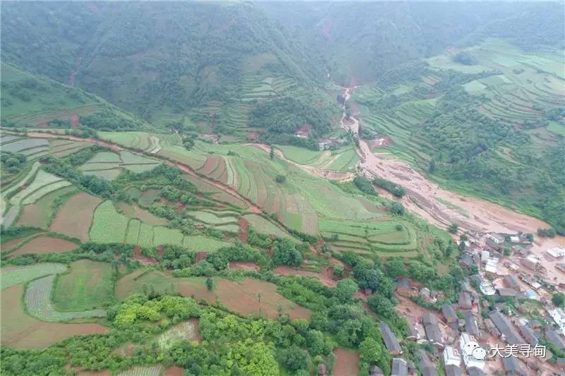 6月28日20时,寻甸县部分乡镇出现强降雨,造成河口,功山,七星,金所