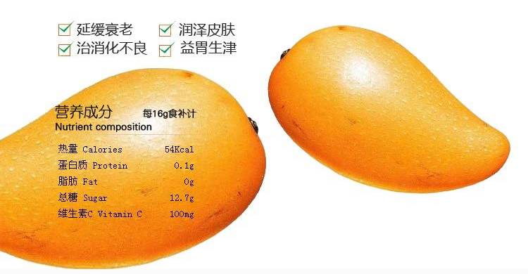 芒果的营养价值   芒果的营养价值很高,维生素a含量很高,比杏要多出