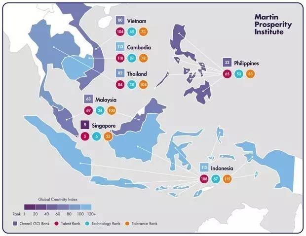 创意阶层如何影响了柬埔寨,印度尼西亚,马来西亚,菲律宾,新加坡,泰国图片