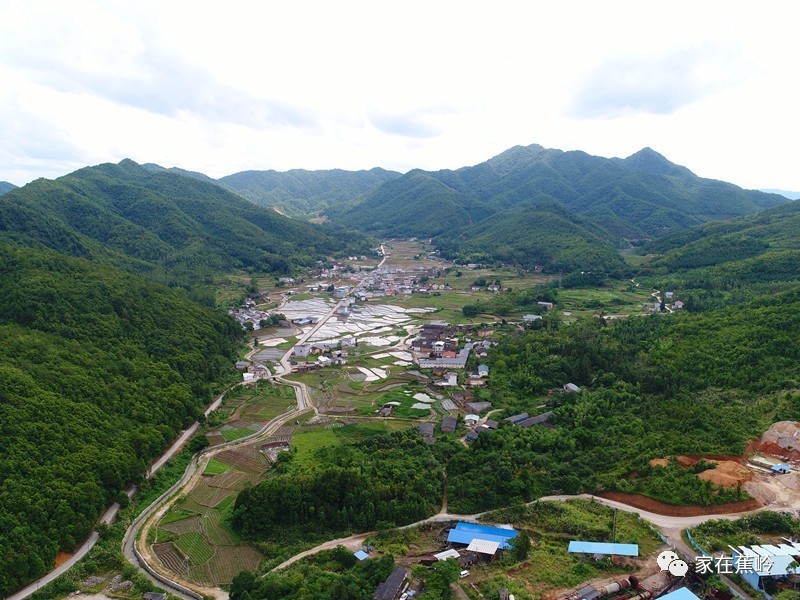 震撼航拍蕉岭县广福镇全景图有没有找到你家