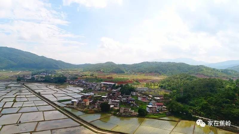 震撼航拍蕉岭县广福镇全景图有没有找到你家