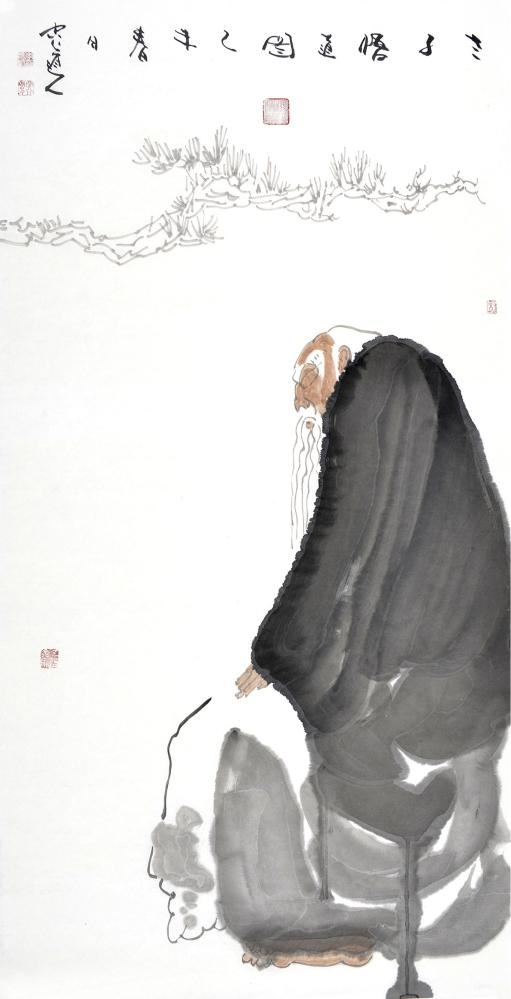 从李振凯的国画作品中来了解老子是如何悟道的?