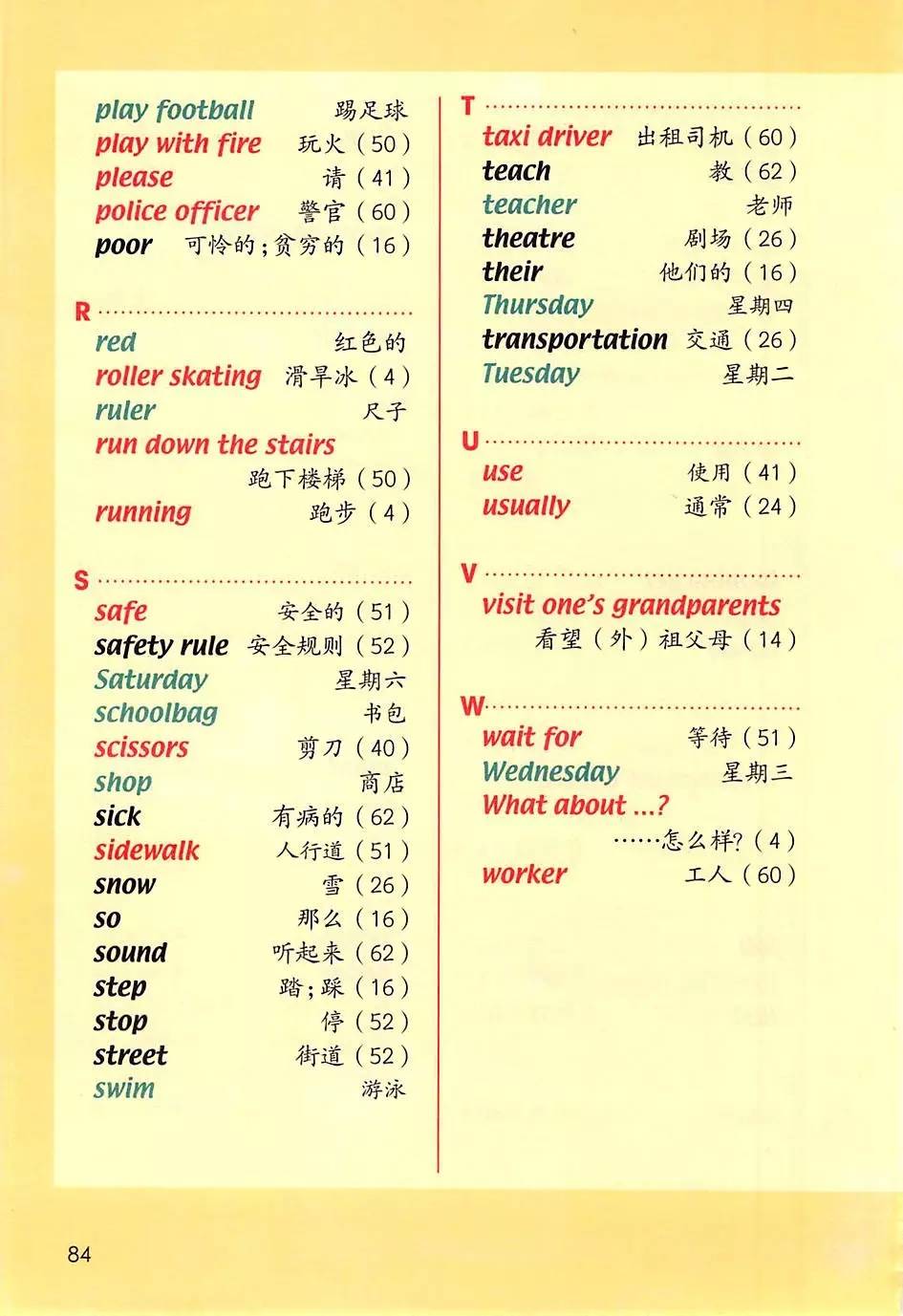 点击小学英语菜单栏"1-3年级,4-6年级,综合知识"即可得到相应知识点