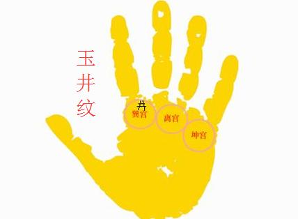 形状如古代宝镜一般,相学中将此纹称为"宝镜纹",标志着威望,官印