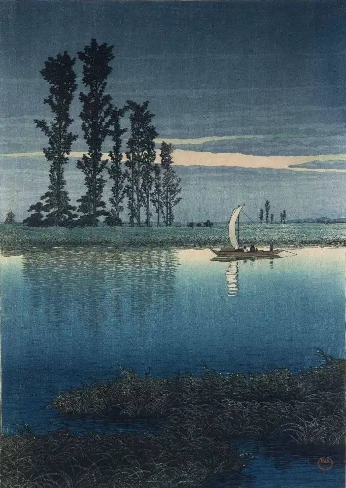 夜色| 日本版画大师kawase hasui(川濑巴水)版画作品!