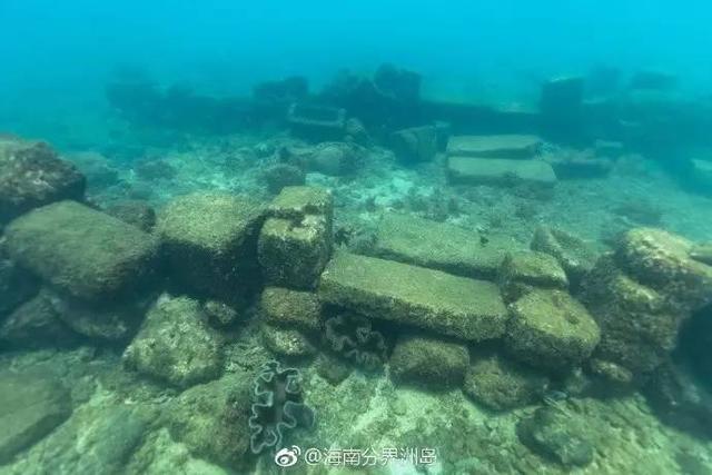 除了美丽海岛风景 海南分界洲岛还有神奇的"海底村庄"