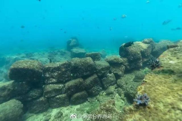 除了美丽海岛风景 海南分界洲岛还有神奇的"海底村庄"