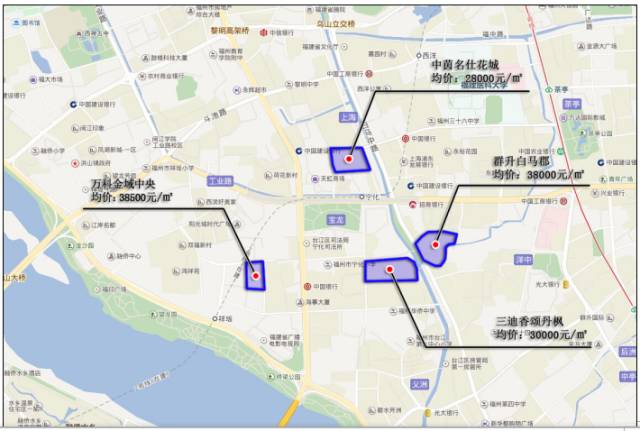 估价视点福州市台江区三大商业圈万宝商圈中亭街金融街住宅房地产市场