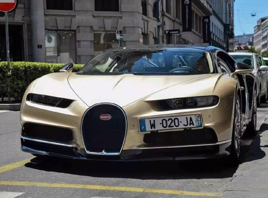 【跑车世界】香槟金布加迪bugatti chiron